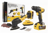 POWXBBOX10 - Cordless drill and multifunction grinder set 20V battery 4,0Ah - Tool Set