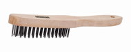 Kreator KRT561002 Handheld wire steel brush 4 rows, wooden - Wire Brush