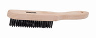 Kreator KRT561004 Handheld stainless steel wire brush 4 rows, wooden - Wire Brush