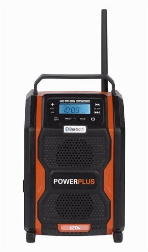 Powerplus - Dual power - POWDP8060 - Portable jobsite radio - 20V