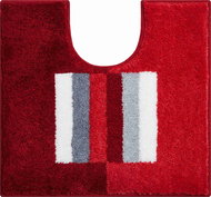 LineaDue CAPRICIO Toilet Mat with Cutout 55x60cm, Ruby - Toilet Mat