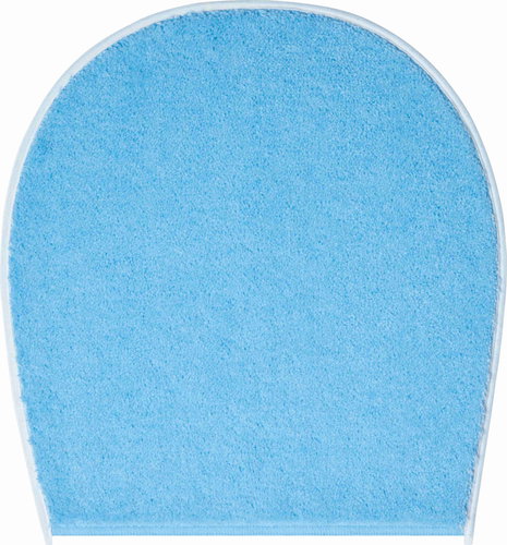 LineaDue FLASH Cover for the Lid of the Toilet 47x50cm, Blue - Toilet Mat - Main image