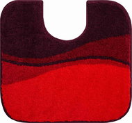 LineaDue FLASH Toilet Mat with Cutout 55x60cm, Ruby - Toilet Mat