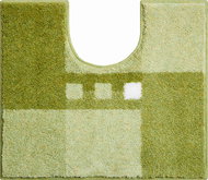 LineaDue MERKUR Toilet Mat with Cutout 50x60cm, Green - Toilet Mat