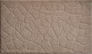 LineaDue TERAZZO Bathroom Mat 70x120cm, Choco-cream - Bath Mat