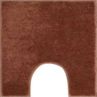 LineaDue ROMAN Toilet Mat with Cutout 50x50cm, Caramel - Toilet Mat