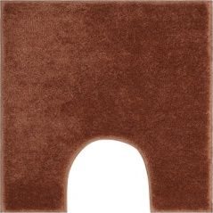 LineaDue ROMAN Toilet Mat with Cutout 50x50cm, Caramel - Toilet Mat - Main image