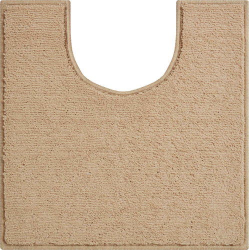 LineaDue ROMAN Bathroom Mat for Toilet 50x50cm, Beige - Toilet Mat - Main image