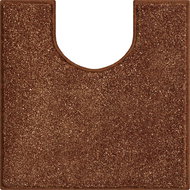 LineaDue ROMAN SHINE Bathroom Mat for Toilet 50x50cm, Gold-brown - Toilet Mat