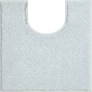 LineaDue ROMAN Bathroom Mat for Toilet 50x50cm, Silver - Bath Mat