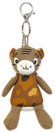 Les Déglingos Přívěsek na klíče nebo batoh plyšový tygr - Keychain