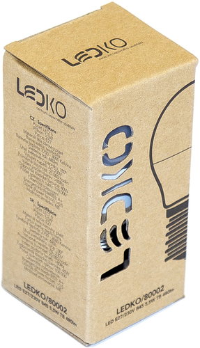 LEDKO E27 5.5W 3000K - LED Bulb - Main image