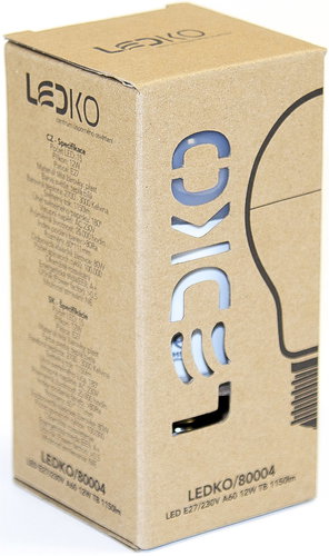 LED E27 12W 3000K - LED Bulb - Main image