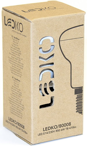 LEDKO E14 6W 3000K - LED Bulb - Main image