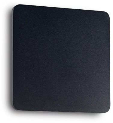 Ideal Lux COVER AP1, SQUARE, SMALL, BLACK - LED Light - Main image