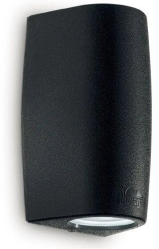 Ideal Lux KEOPE AP2 SMALL NERO - Garden Lighting - Main image