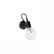 Ideal Lux - Nástěnné svítidlo 1xE27/60W/230V černá - LED světlo
