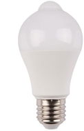 AVIDE Prémiová LED žárovka E27 s čidlem pohybu 8,8W 806lm, denní, ekv. 60W, 3 roky - LED žárovka