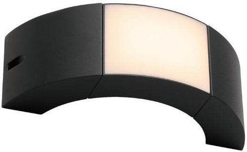 AVIDE LED wall lamp Beirut black, rotatable centre, warm light 6W - Wall Lamp - Main image