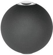 AVIDE LED wall lamp Cairo 2, black, warm light 6W - Wall Lamp