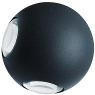 AVIDE LED wall lamp Cairo 4, black, warm light 12W - Wall Lamp