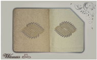 4sleep Gift pack of towels Wenus II eye cream beige - Towel Set