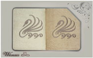 4sleep Gift pack of towels Wenus II swan cream beige - Towel Set
