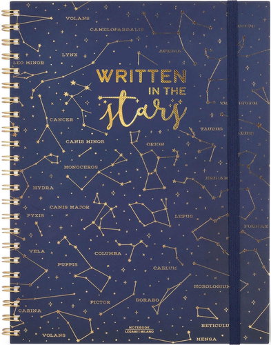 Legami Trio Spiral Notebook - Maxi Stars (Written in the stars) - Notepad - Main image