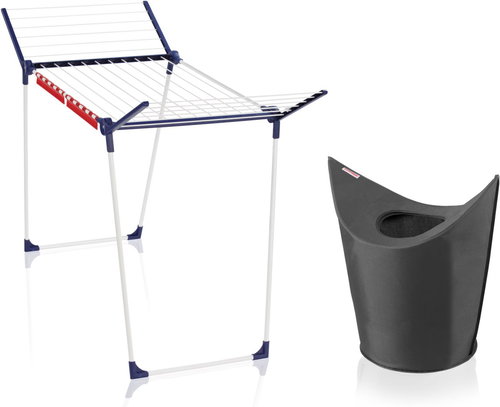 LEIFHEIT Set Pegasus 180 Solid 81639 mit Wäschesack - Wäscheständer - Hauptbild
