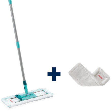 LEIFHEIT PROFI XL Micro Duo Floor Mop + SuperDuster Floor Replacement Head (compact box packaging) - Mop - Main image