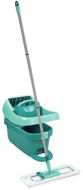 Mop Leifheit 55096 Profi Evo Set - Wischtuchpresse, Flachwischer und Rolleimer - Mop