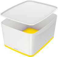 Leitz WOW MyBox, size L, White/Yellow - Storage Box