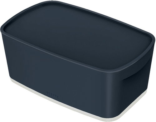 Leitz Cozy MyBox Storage Box with Lid, size S, Grey, 5l - Storage Box - Main image