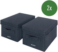Leitz Fabric Textile Aufbewahrungsbox mit Deckel S 2 Stück 16 × 19 × 28,5 cm - Aufbewahrungsbox