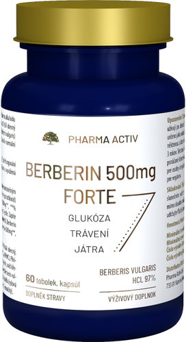 Pharma Activ Berberin 500mg Forte 60 tobolek - Dietary Supplement - Main image