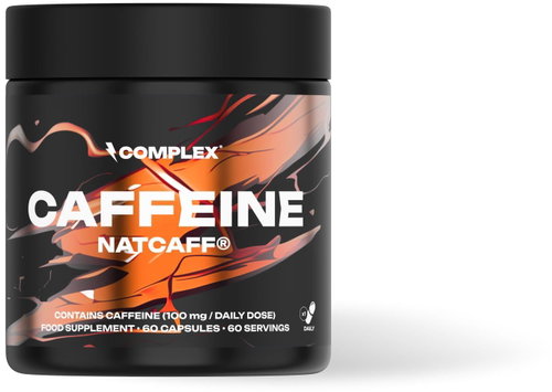 Complex Supplements Natural Caffeine 60 kapslí Main image Complex Supplements Natural Caffeine 60 kapslí - Stimulant - Main image