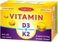 TEREZIA COMPANY Vitamin D3 + K2 60 tobolek - Vitamin D3