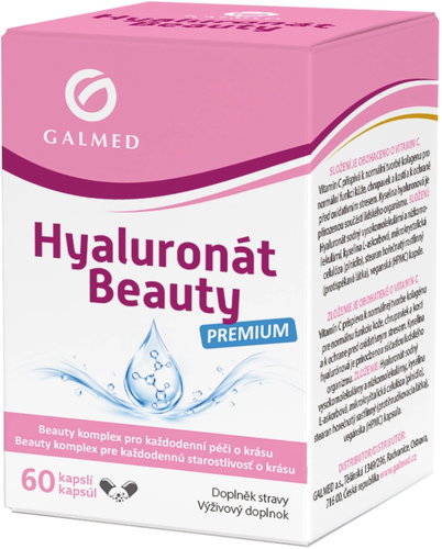 Galmed Hyaluronát Beauty Premium 60 kapslí - Hyaluronic acid - Main image