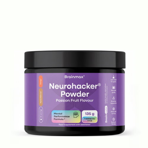 BrainMax Neurohacker Powder, Passion Fruit, 135 g Main image BrainMax Neurohacker Powder, Passion Fruit, 135 g - Dietary Supplement - Main image