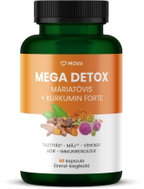 MOVit Energy Mega Detox ostropestřec mariánský + kurkumin Forte, 60 kapslí - Milk Thistle