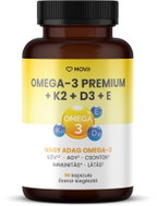 MOVit Energy Omega-3 Premium + K2 + D3 + E, 90 kapslí - Omega 3