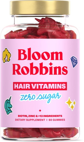 Bloom Robbins Love is in the Hair, zero sugar, 60 gummies - Dietary Supplement - Main image