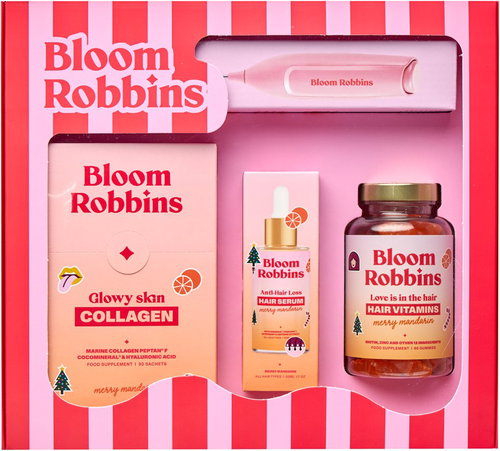 Bloom Robbins V10 Ultimate Hair & Skin Bundle, Merry Mandarin Edition - Food Supplement Set - Main image