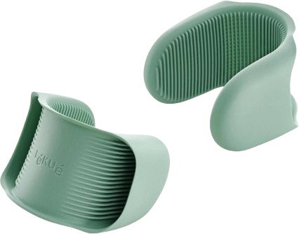 Lékué Silicone Mini Oven Mitts, 2pcs, Green - Oven Mitt - Main image