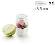 Lékué silikonové víčka na potraviny Reusable o 8,5 cm, 2ks - Víčko