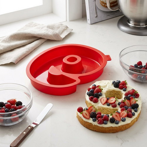 LEKUE Silicone Cake Tin in the Shape of Number 9 Lékué Number Mould - Baking Mould - Main image