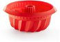 LEKUE Silicone Baking Pan for Cake 22cm Lekue Deep Savarin | Red - Baking Mould