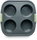 Muffin Mould for Air Fryer - Grey
