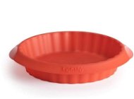 LEKUE Silicone Moulds for Tartlets, Lékué Single Tartelette Mould 12cm, 4 pcs | Red - Baking Mould