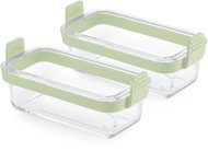 Lékué Glass Containers for Air Fryer, 2 pcs - Transparent - Fryer Accessory